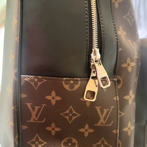 Authentic Louis Vuitton Monogram Backpack in Brown and Gold - Picture 7 of 7